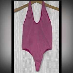 Wild Fable Halter Ribbed Bodysuit NWOT